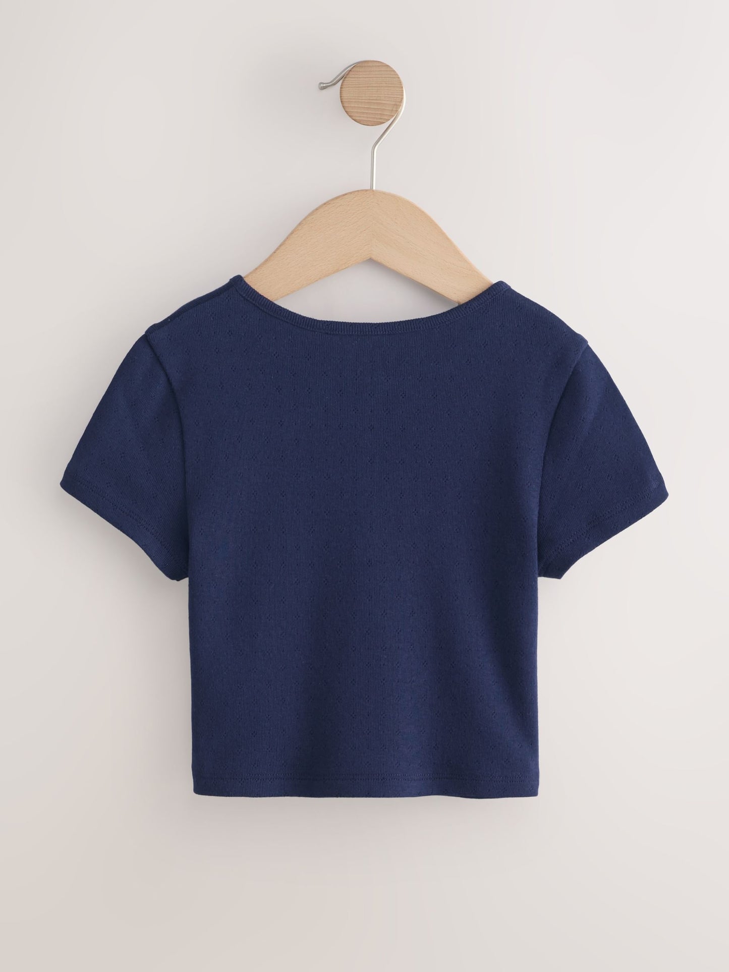Dsiney Kidz - Navy Pointelle Button Front Top (3-16yrs) image 6