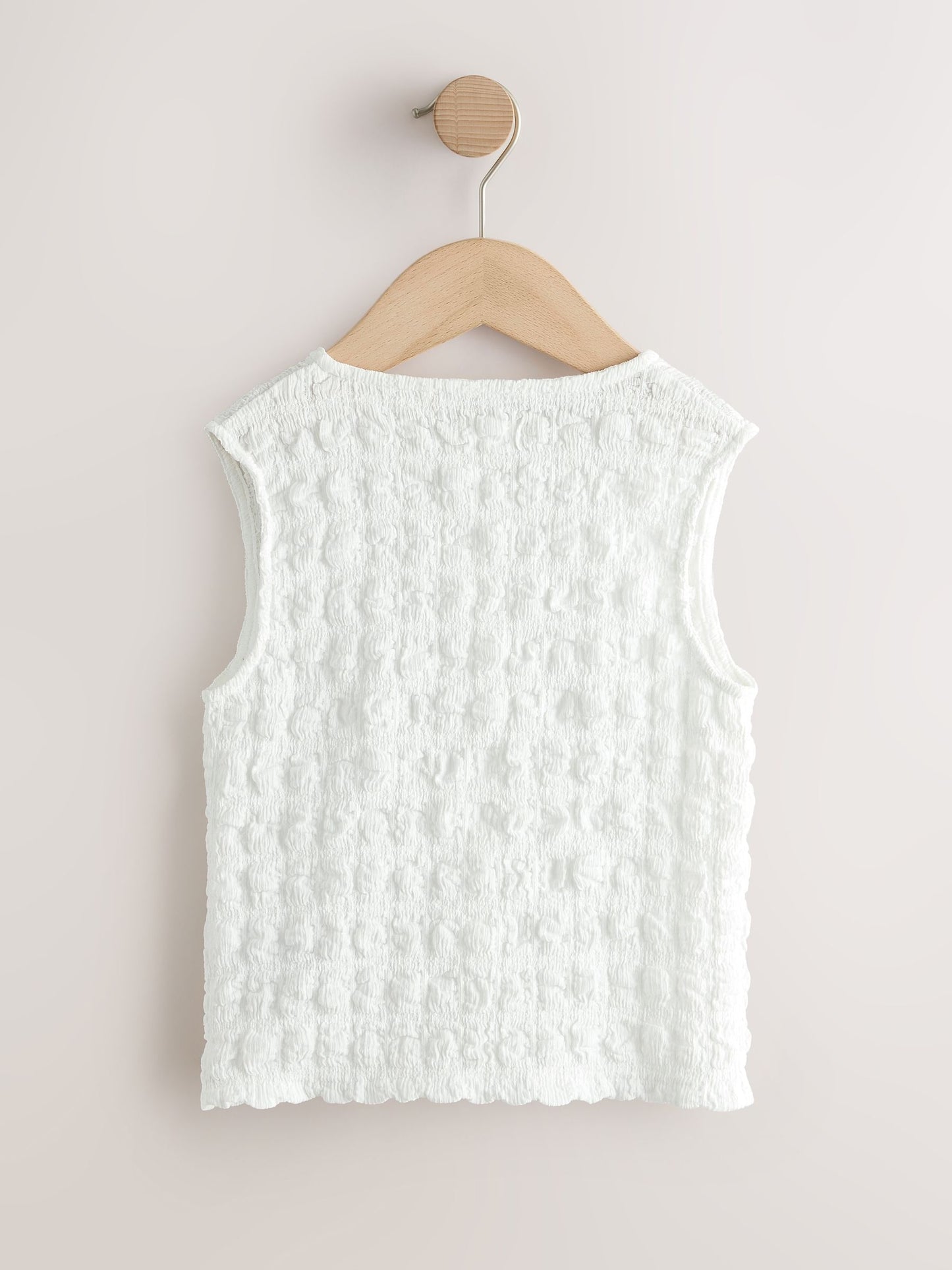 Dsiney Kidz - White Textured Button Front Top (3-16yrs) image 6