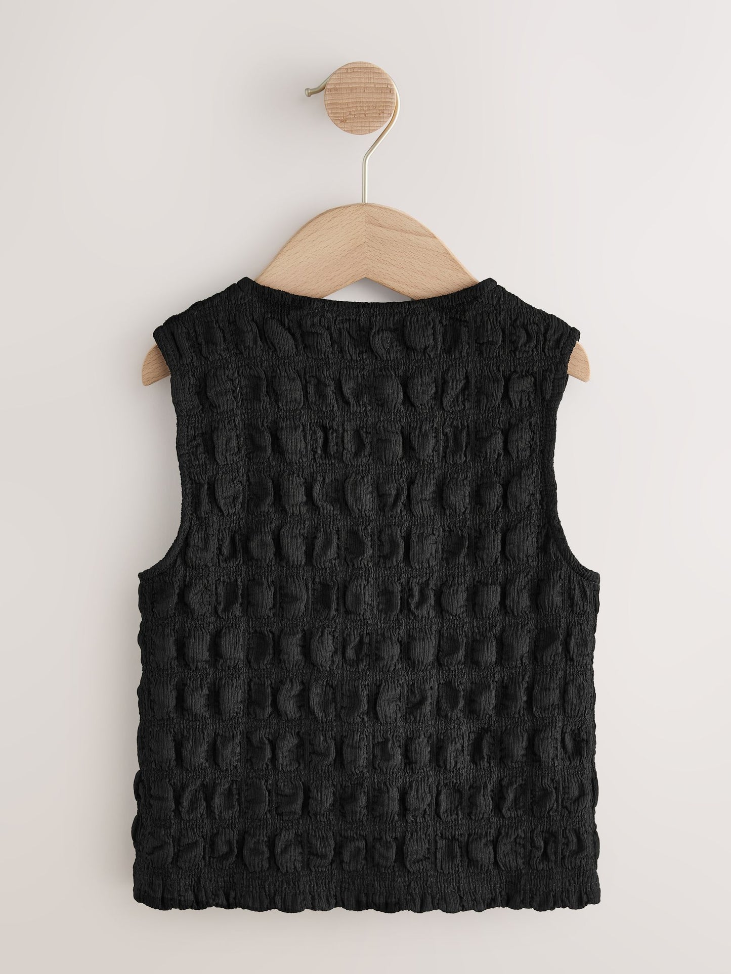 Dsiney Kidz - Black Textured Button Front Top (3-16yrs) image 5