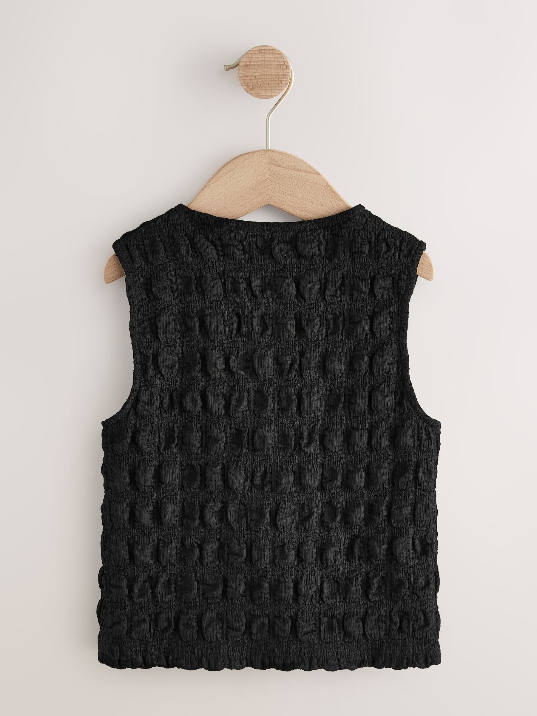 Dsiney Kidz - Black Textured Button Front Top (3-16yrs) image 5