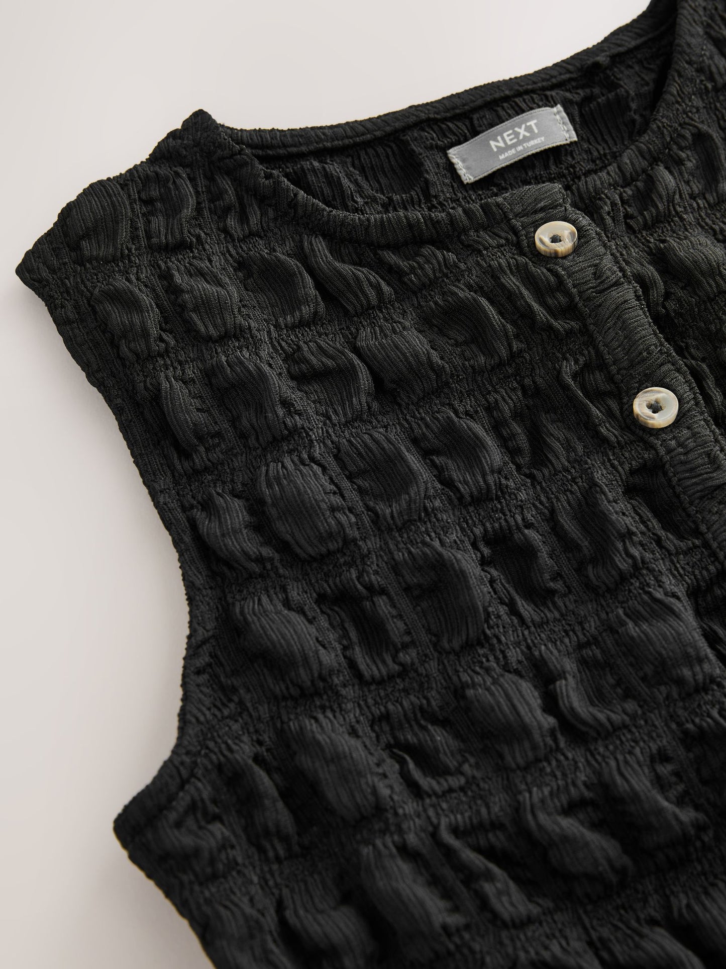 Dsiney Kidz - Black Textured Button Front Top (3-16yrs) image 7