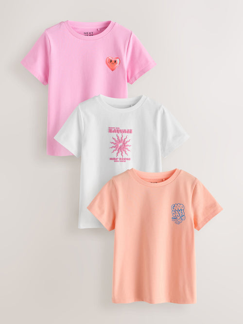 Dsiney Kidz - Multi Graphic T-Shirts 3 Pack (3-16yrs) image 1