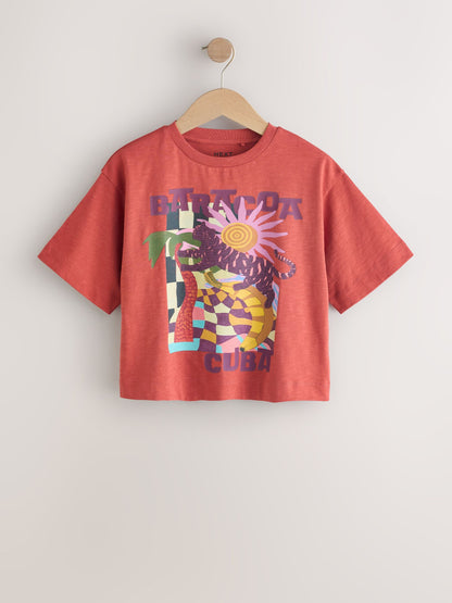 Dsiney Kidz - Purple/Orange Graphic T-Shirts 4 Pack (3-16yrs) image 4