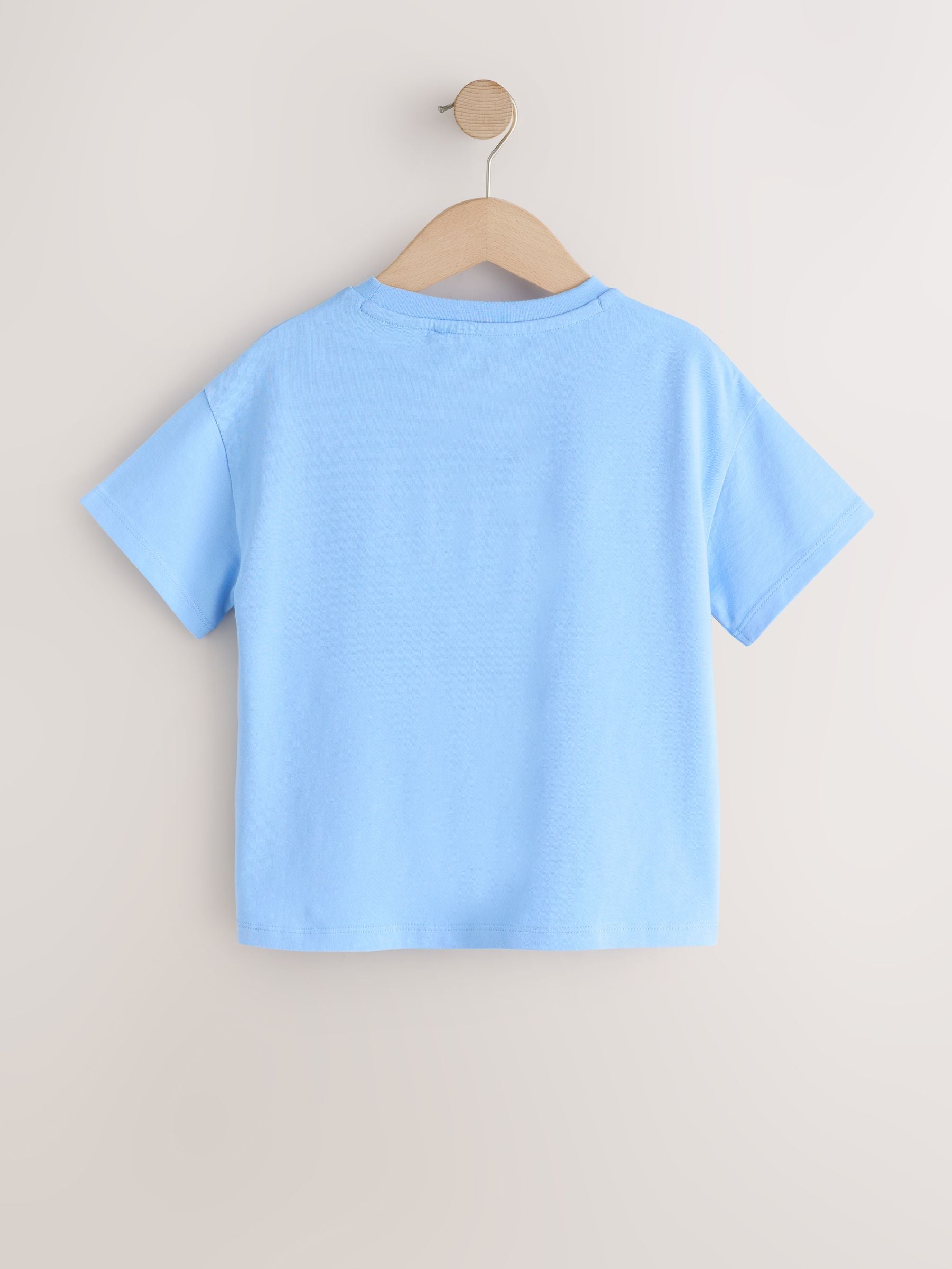 Dsiney Kidz - Blue Boxy Sequin Heart T-Shirt (3-16yrs) image 6