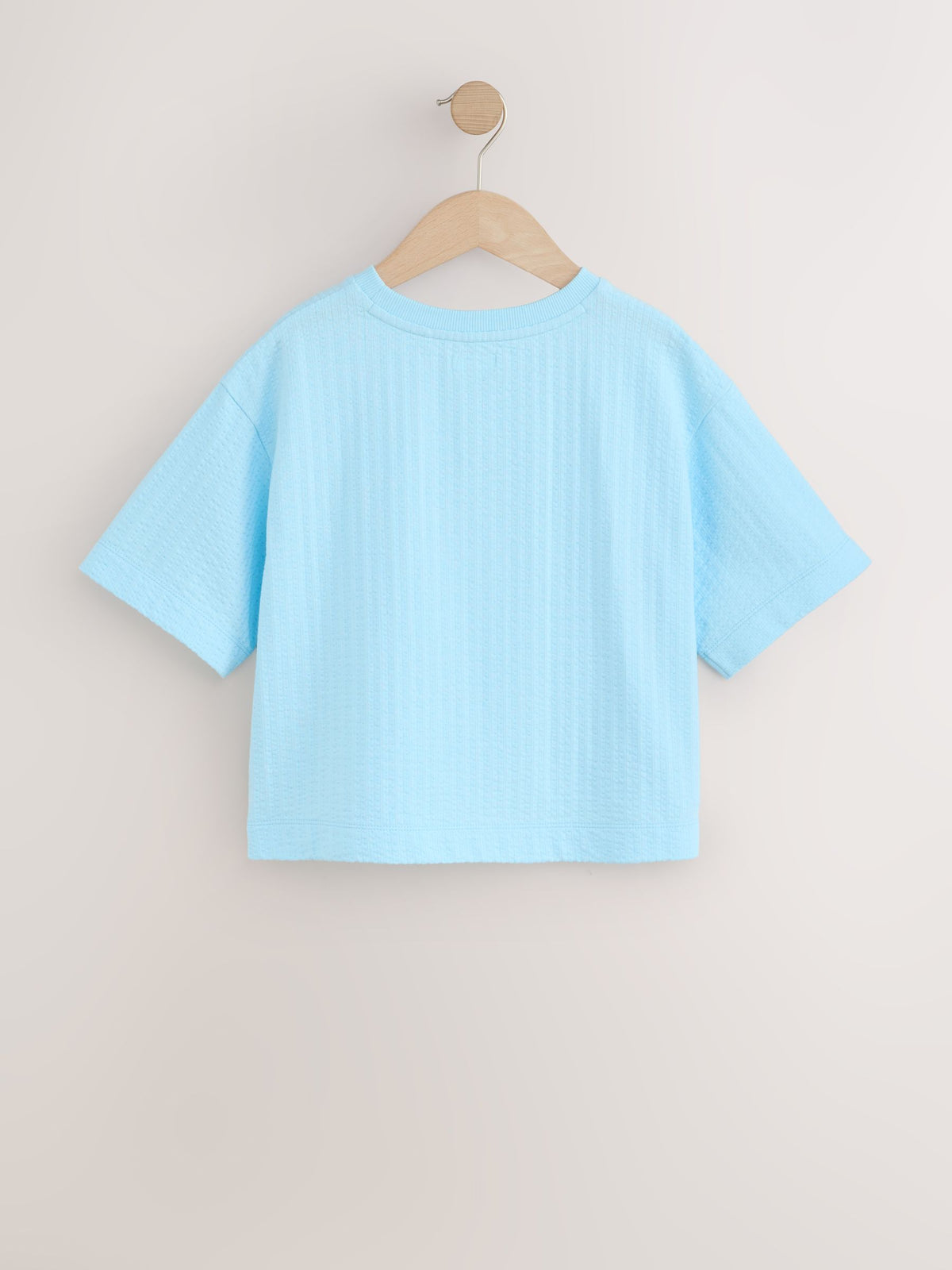 Dsiney Kidz - Blue Orange Sequin Textured Oversized Boxy T-Shirt (3-16yrs) image 8