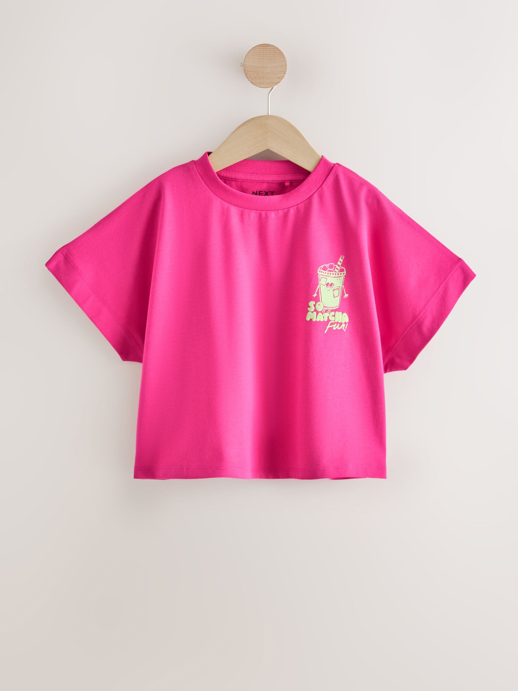Dsiney Kidz - Pink/Green Boxy Graphic T-Shirts 3 Pack (3-16yrs) image 2