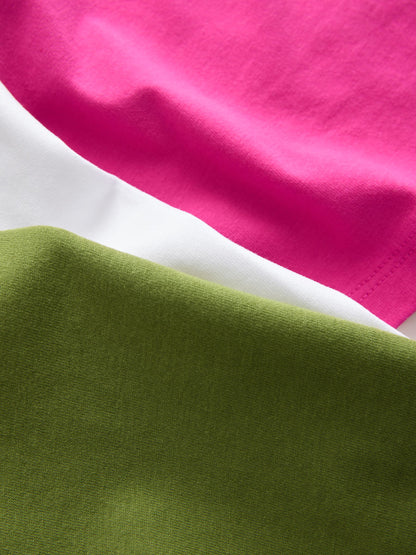 Dsiney Kidz - Pink/Green Boxy Graphic T-Shirts 3 Pack (3-16yrs) image 7