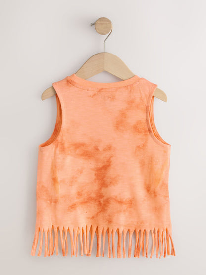 Dsiney Kidz - Orange Sun Fringe Sequin Vest (3-16yrs) image 6