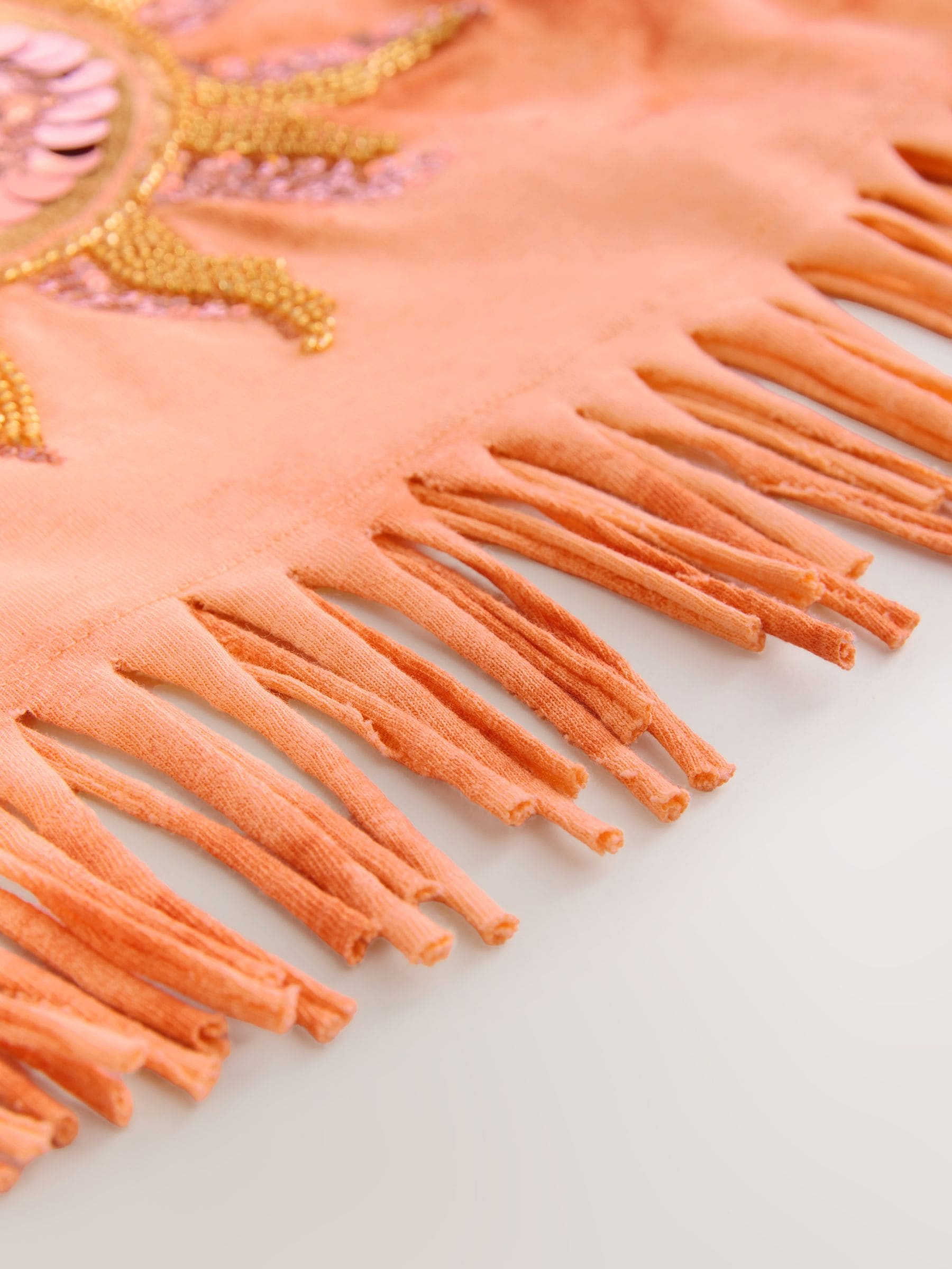 Dsiney Kidz - Orange Sun Fringe Sequin Vest (3-16yrs) image 7