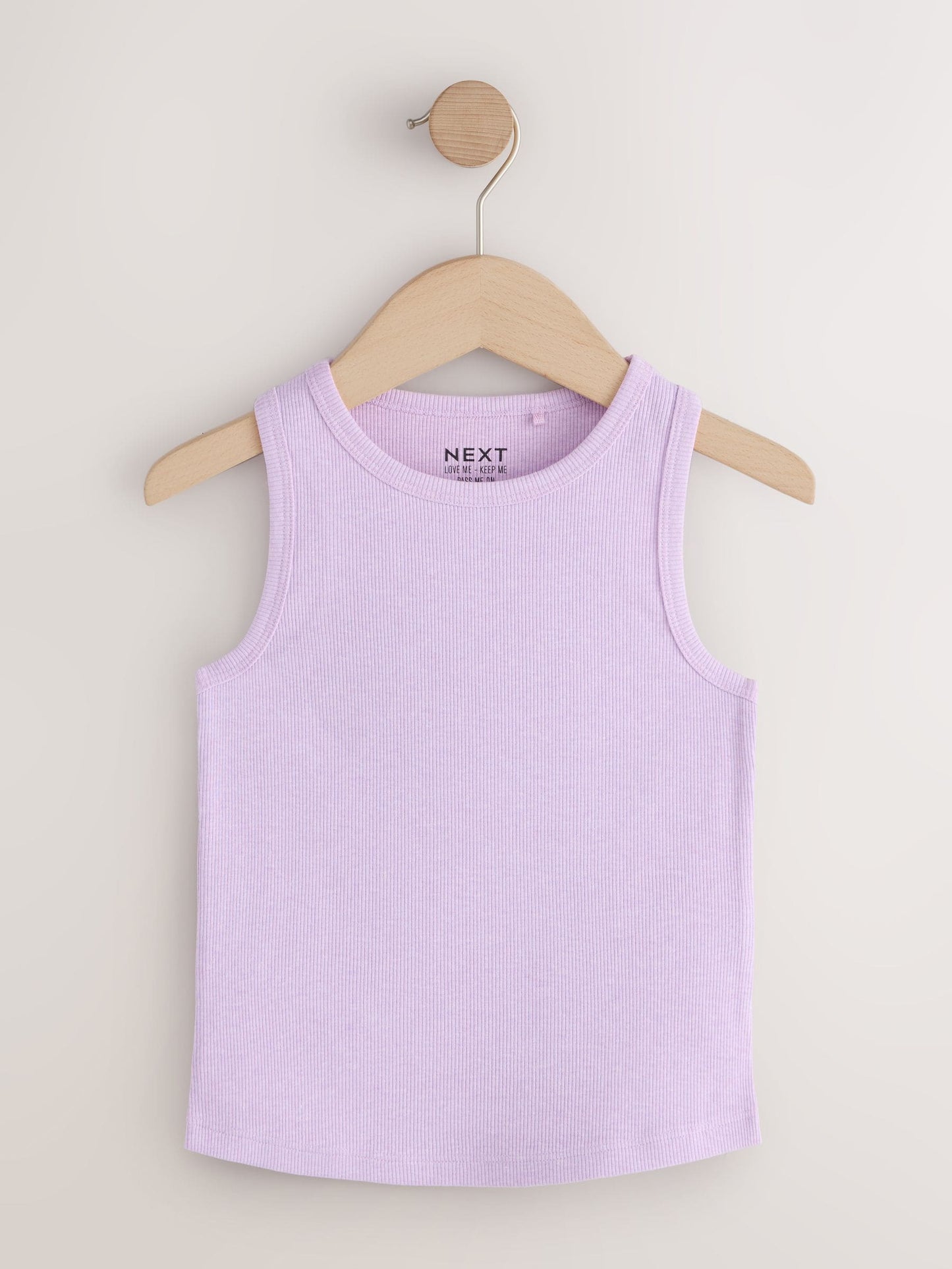 Dsiney Kidz - Multi Pastel Ribbed Vests 7 Pack (3-16yrs) image 5