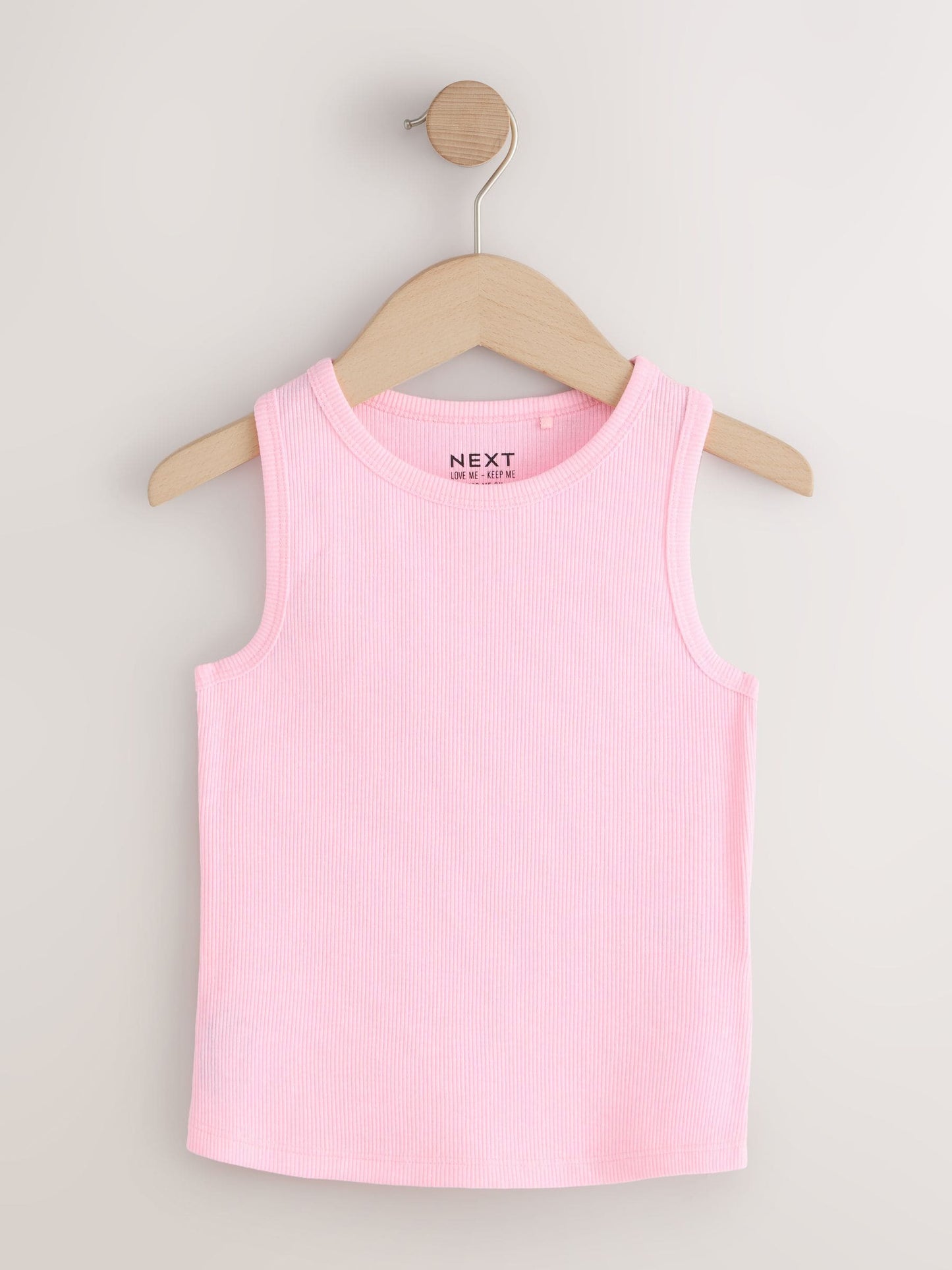 Dsiney Kidz - Multi Pastel Ribbed Vests 7 Pack (3-16yrs) image 8