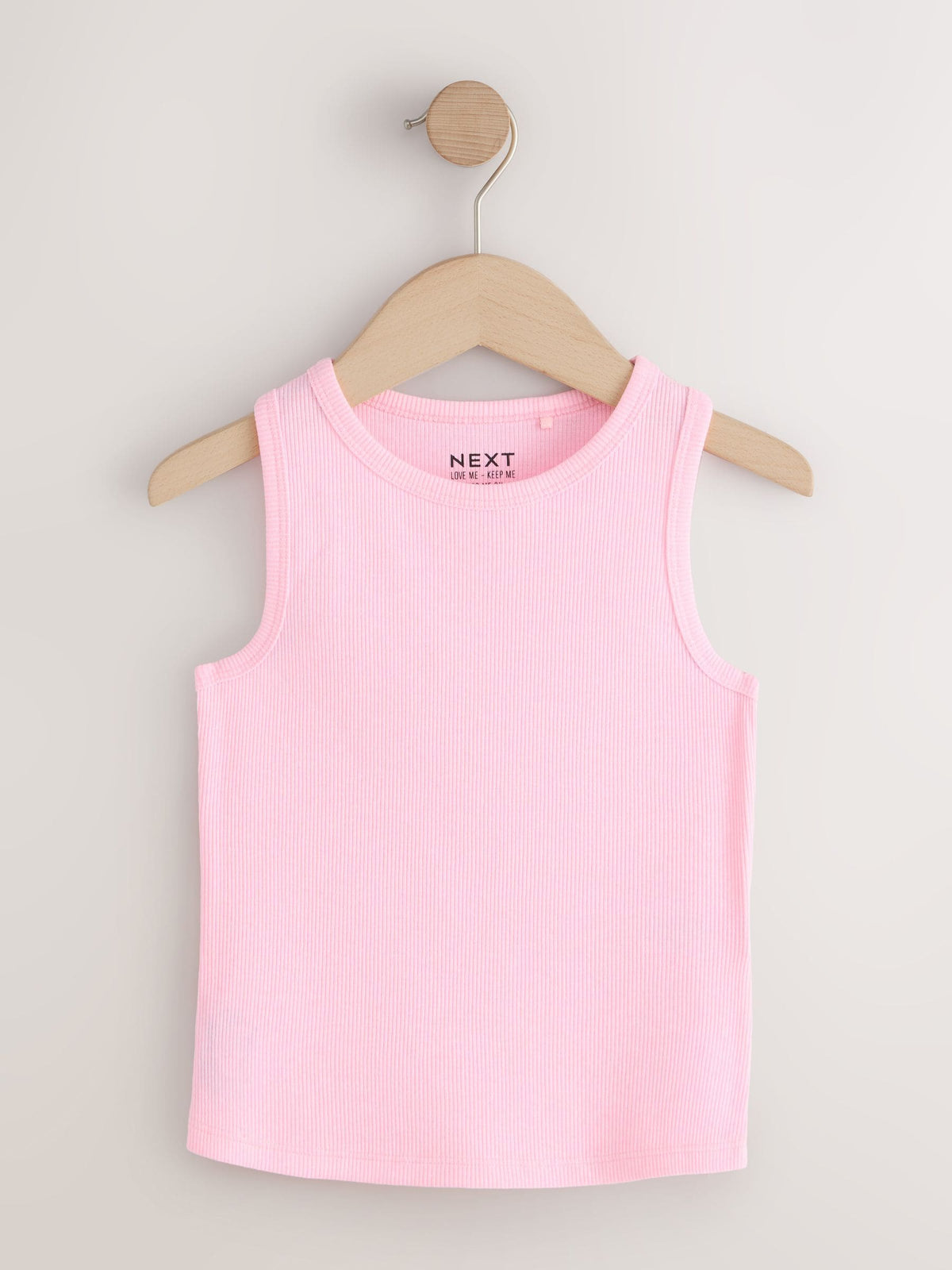 Dsiney Kidz - Multi Pastel Ribbed Vests 7 Pack (3-16yrs) image 8