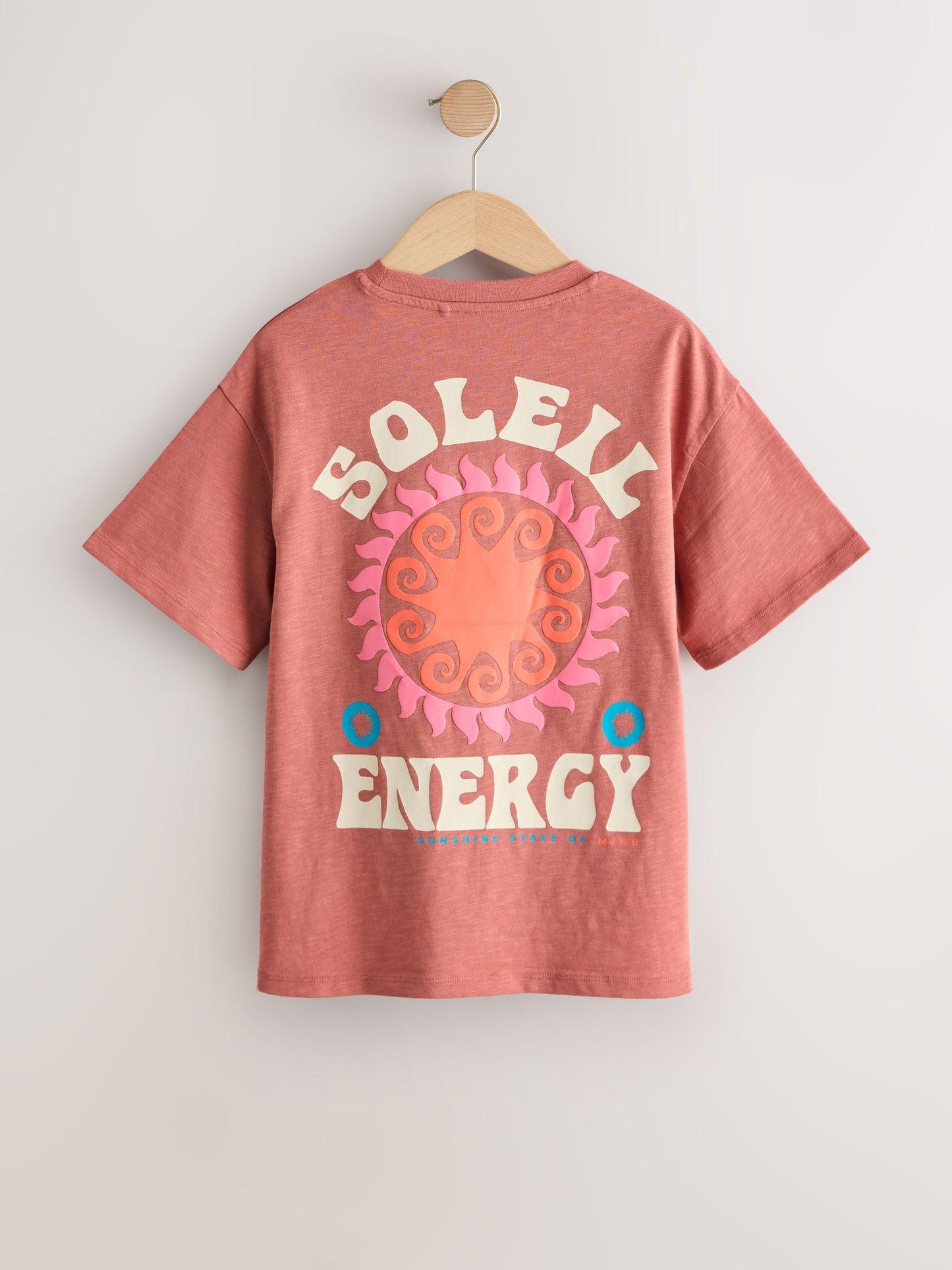 Dsiney Kidz - Brown/Pink Waves Oversized Graphic T-Shirts 3 Pack (3-16yrs) image 5
