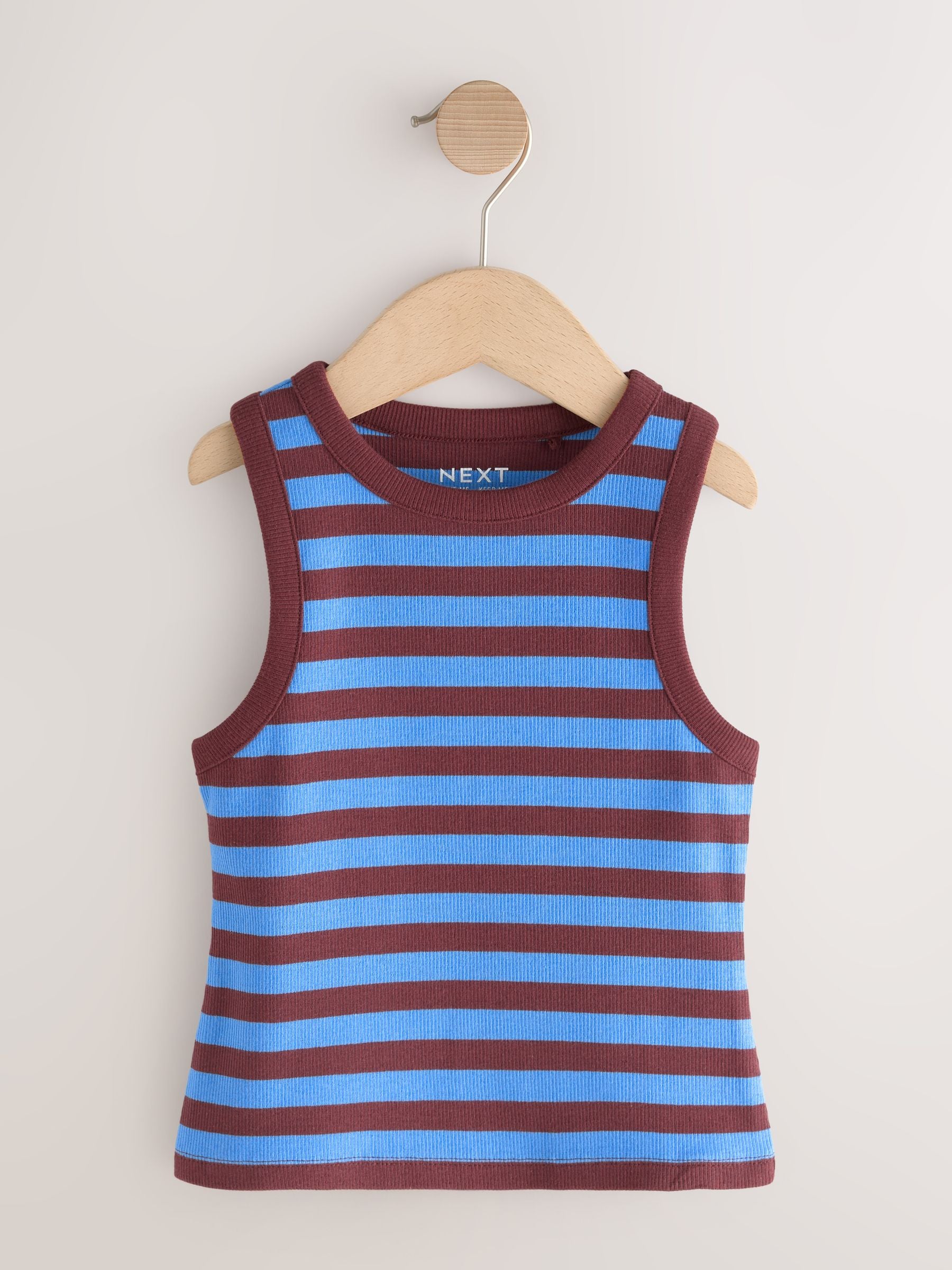 Dsiney Kidz - Multi Bright Ribbed Vest 4 Pack (3-16yrs) image 2