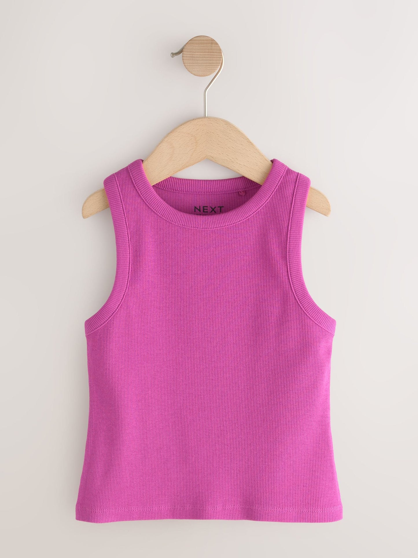 Dsiney Kidz - Multi Bright Ribbed Vest 4 Pack (3-16yrs) image 4