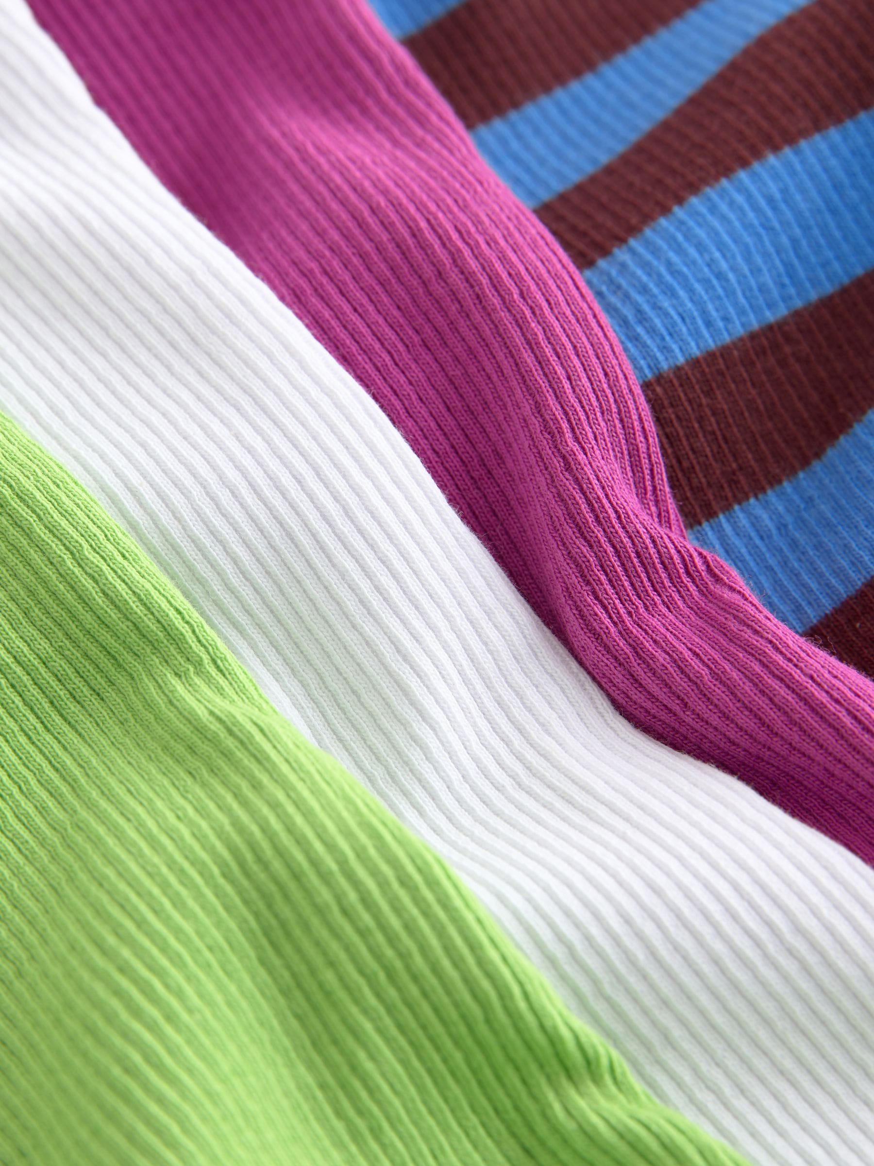 Dsiney Kidz - Multi Bright Ribbed Vest 4 Pack (3-16yrs) image 8