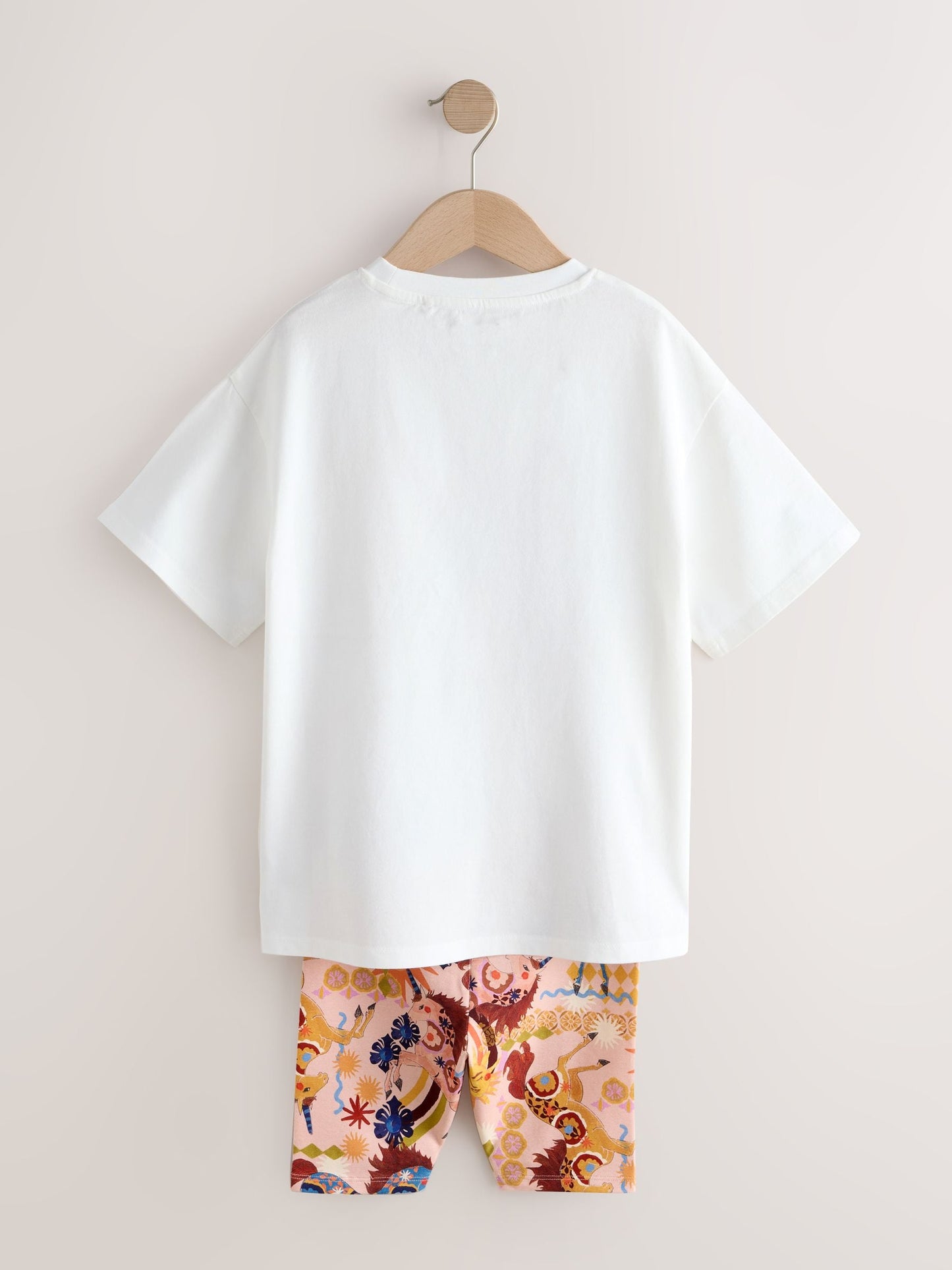 Dsiney Kidz - White Unicorn Sequin T-Shirt and Cycling Shorts Set (3-16yrs) image 7