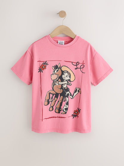 Dsiney Kidz - Pink Jessie Oversized Graphic T-Shirt (3-16yrs) image 4