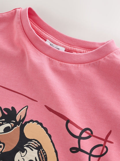 Dsiney Kidz - Pink Jessie Oversized Graphic T-Shirt (3-16yrs) image 6