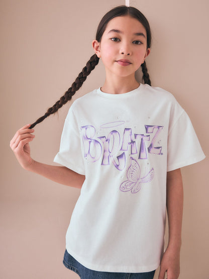 Dsiney Kidz - White Bratz License Oversized Graphic T-Shirt (3-16yrs) image 1
