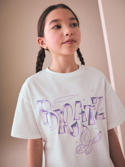 Dsiney Kidz - White Bratz License Oversized Graphic T-Shirt (3-16yrs) image 4