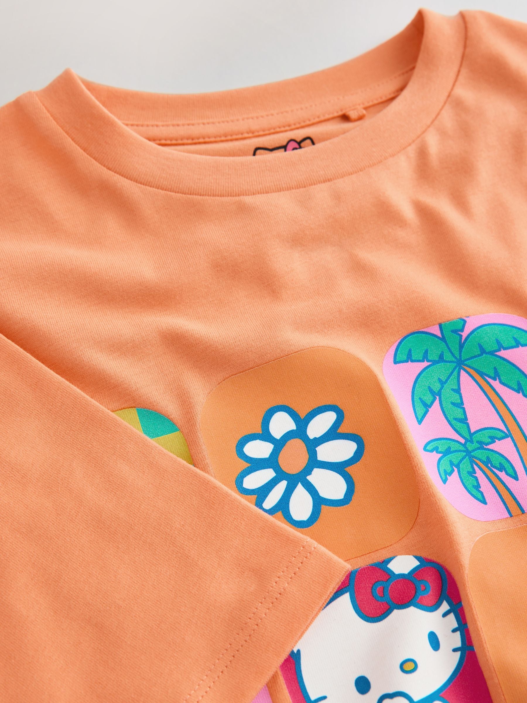Dsiney Kidz - Orange Hello Kitty Oversized Graphic Print T-Shirt (3-16yrs) image 8