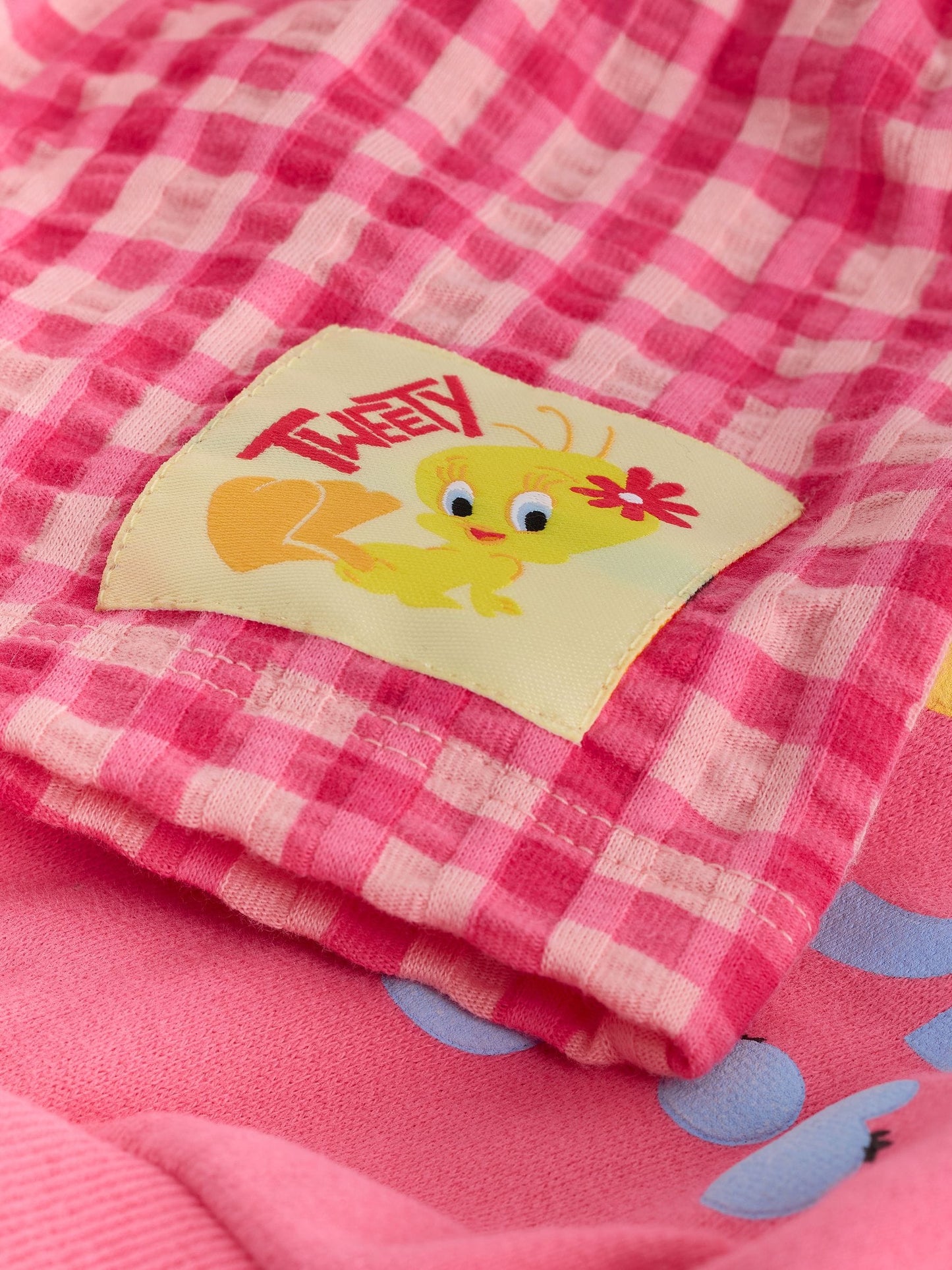 Pink Tweety Crew Neck Sweatshirt & Shorts Set (3mths-7yrs) image 8