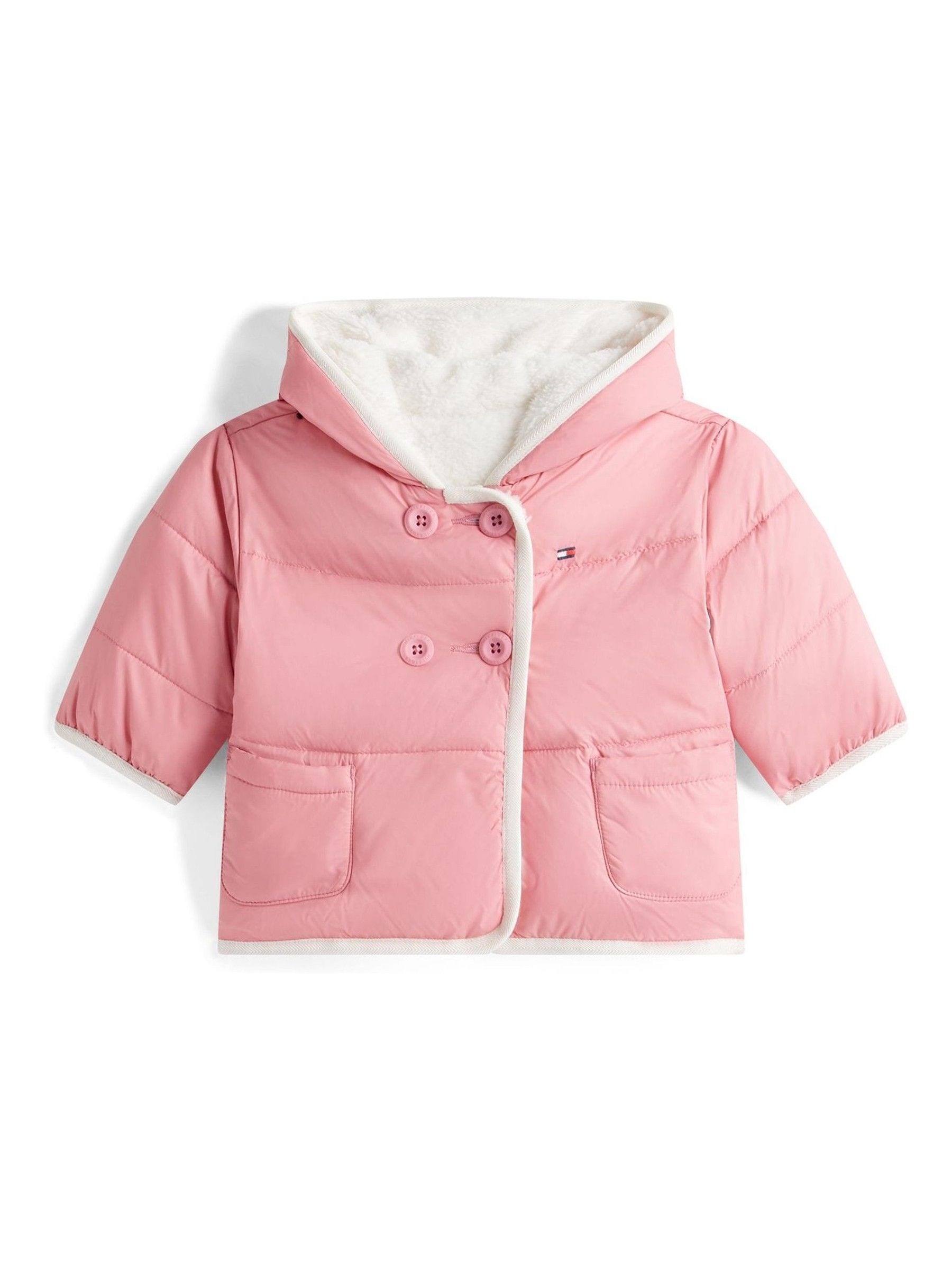 Dsiney Kidz - Tommy Hilfiger Pink Reversible Teddy Fleece Jacket image 1
