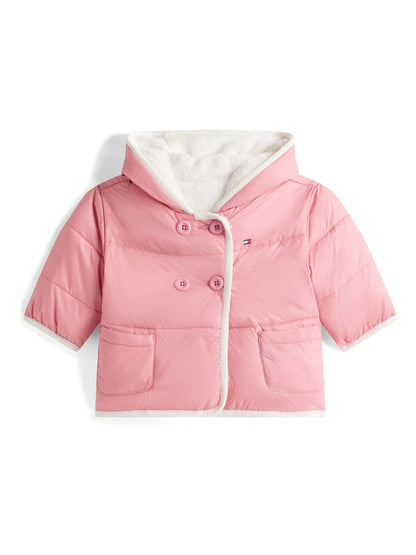 Dsiney Kidz - Tommy Hilfiger Pink Reversible Teddy Fleece Jacket image 1