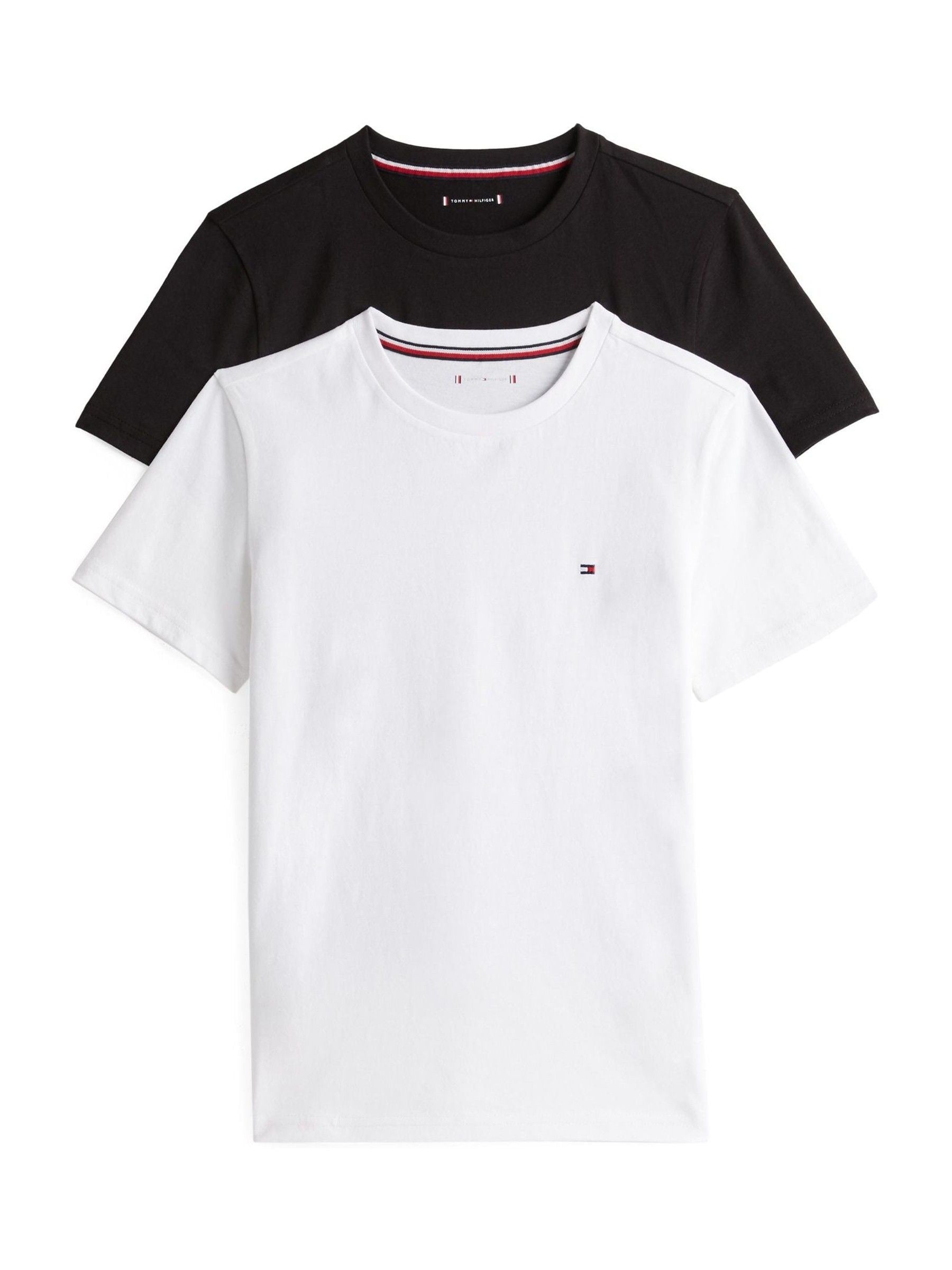 Dsiney Kidz - Tommy Hilfiger Charcoal Black Short Sleeve Cotton T-Shirts 2 Pack image 1