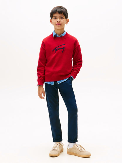 Tommy Hilfiger Blue 1985 Twill Regular Chinos image 1