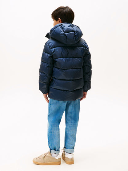 Dsiney Kidz - Tommy Hilfiger Blue Essential Padded Parka image 4