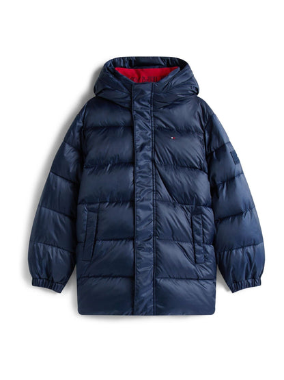 Dsiney Kidz - Tommy Hilfiger Blue Essential Padded Parka image 5