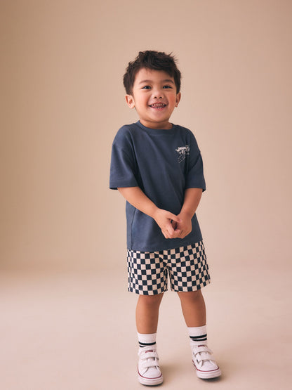 Dsiney Kidz - Blue Jersey Shorts (3mths-7yrs) image 2