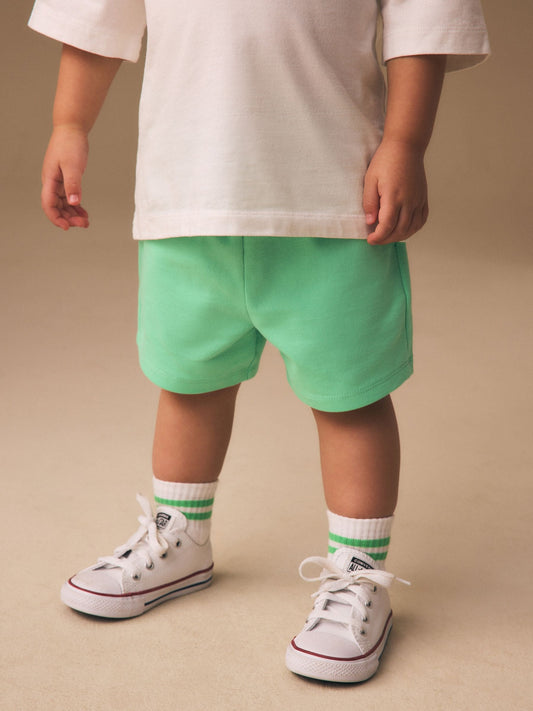 Bright Green Jersey Shorts (3mths-7yrs) image 1