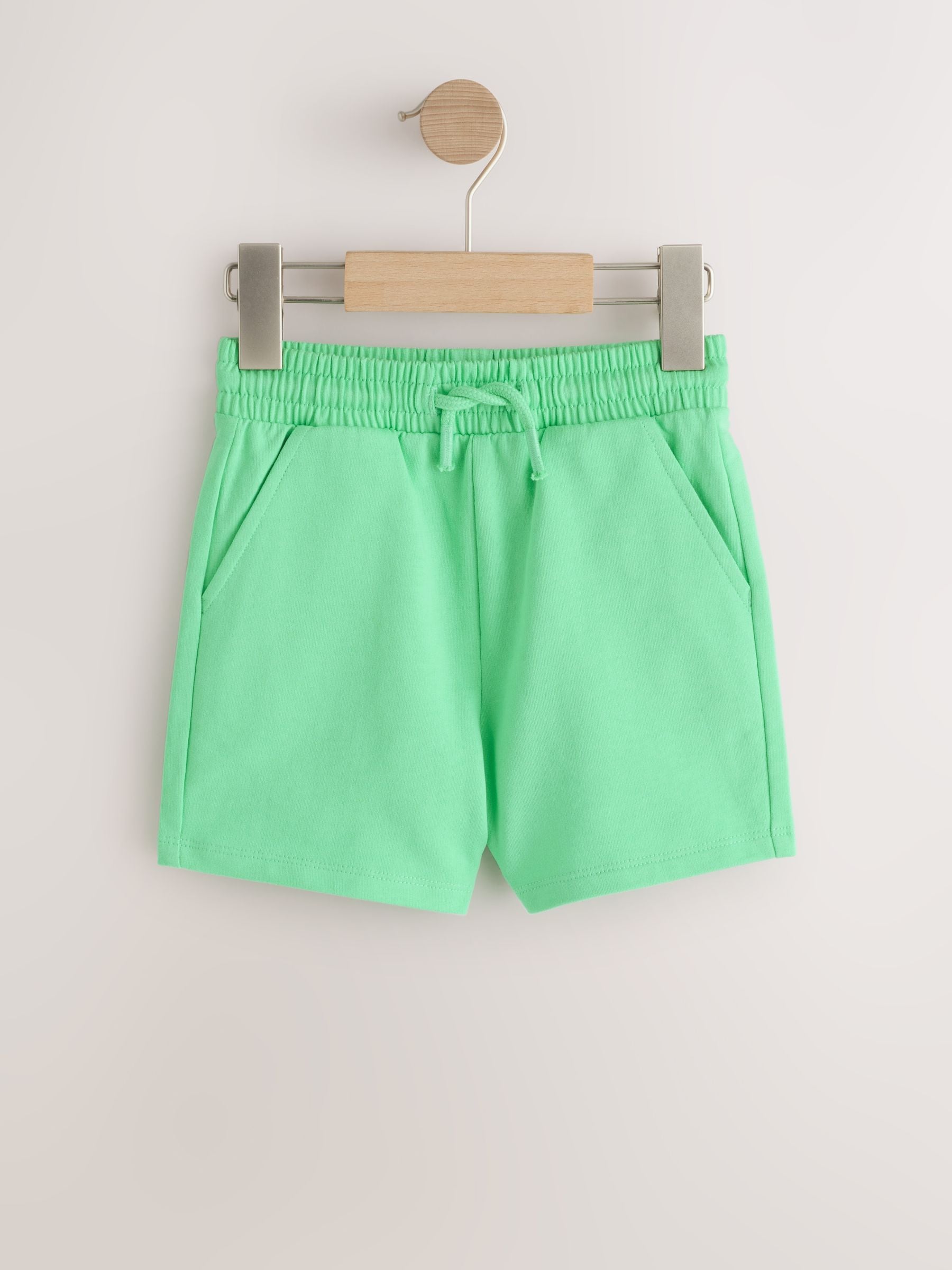 Bright Green Jersey Shorts (3mths-7yrs) image 5