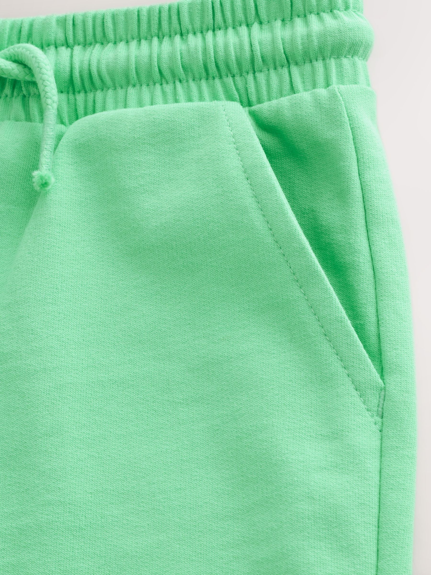 Bright Green Jersey Shorts (3mths-7yrs) image 8