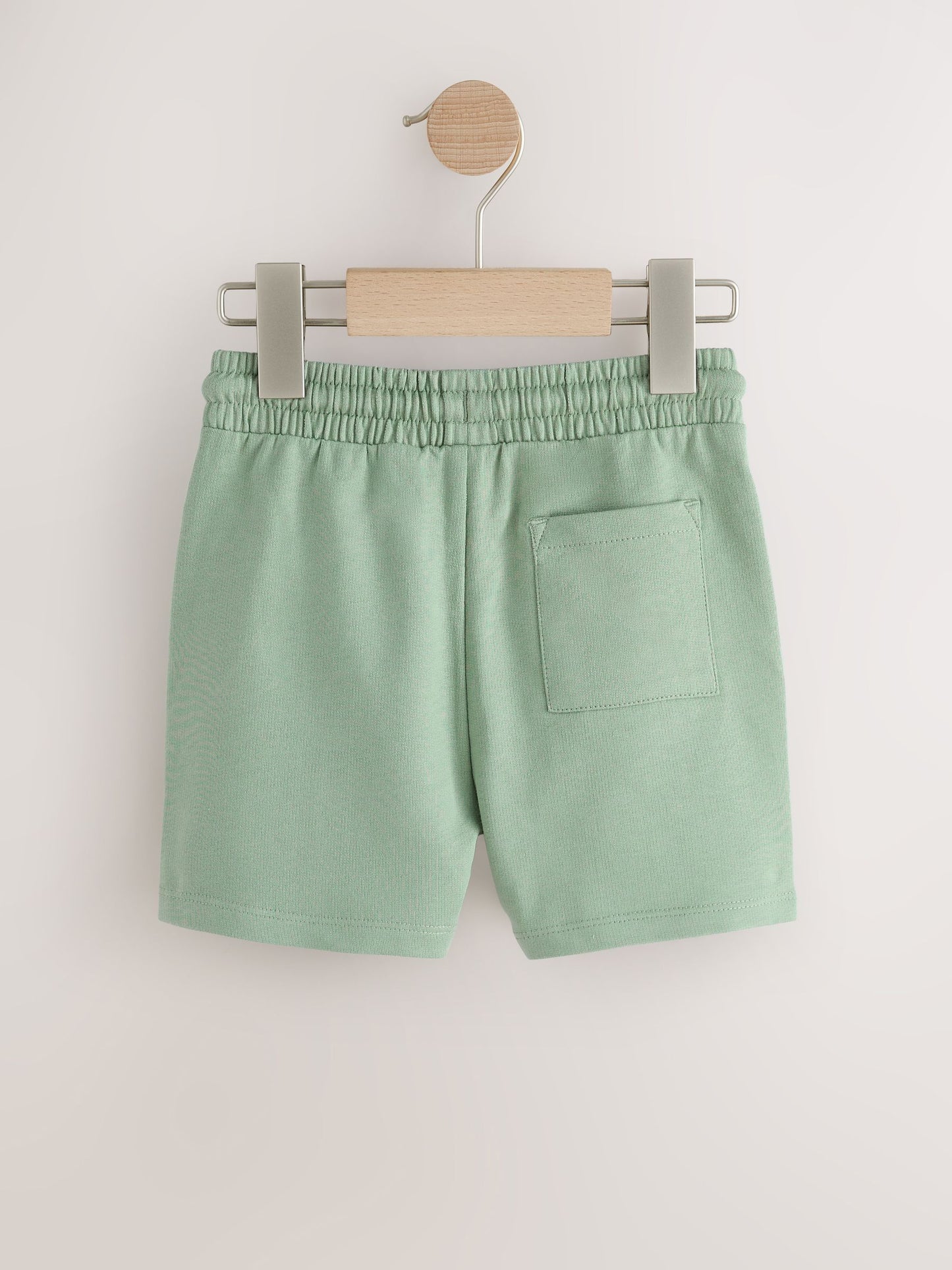 Dark Sage Green Jersey Shorts (3mths-7yrs) image 5