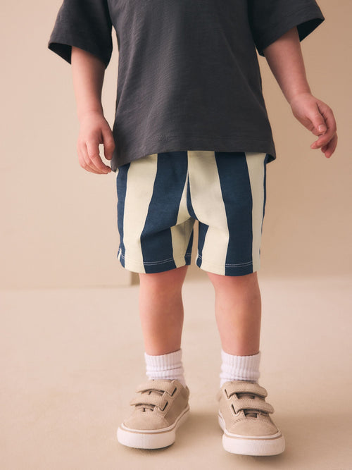 Navy Jersey Shorts (3mths-7yrs) image 1
