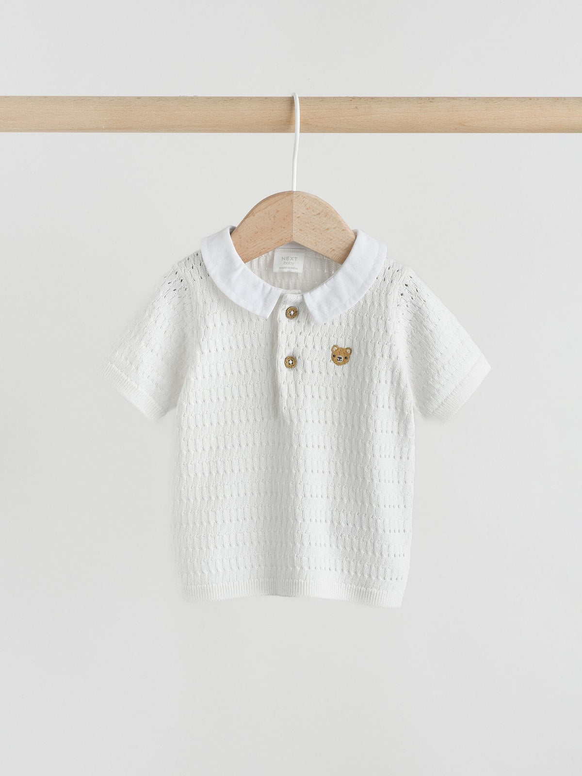 Dsiney Kidz - White Collared Knit Top and Shorts Baby Set (0mths-2yrs) image 6