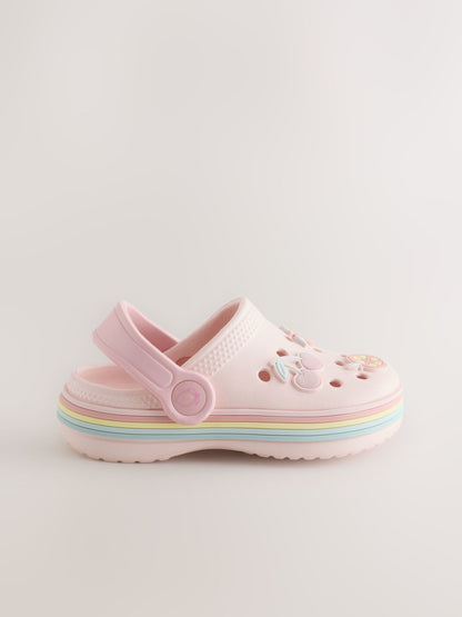 Blush Pink Standard Fit (F) Character Clogs image 2