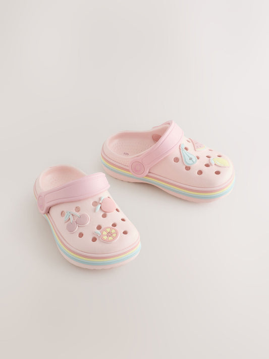 Blush Pink Standard Fit (F) Character Clogs image 1