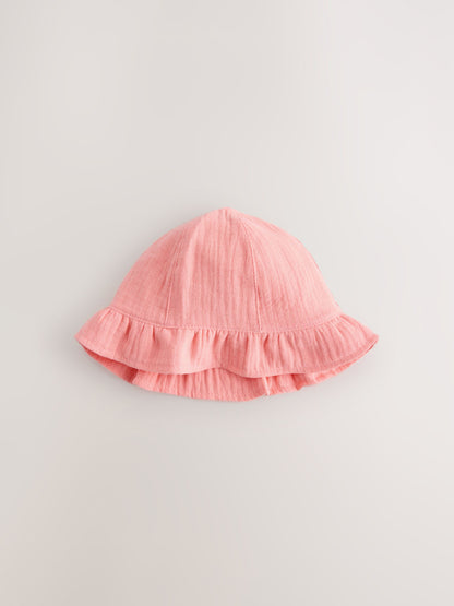 Bright Fruit Embroidered Baby Bucket Hats 2 Pack (0mths-2yrs) image 5