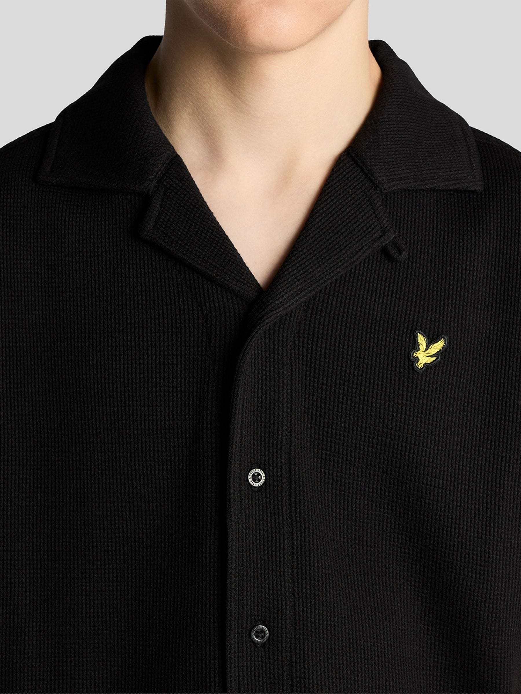 Dsiney Kidz - Lyle & Scott Black Waffle Shirt image 3