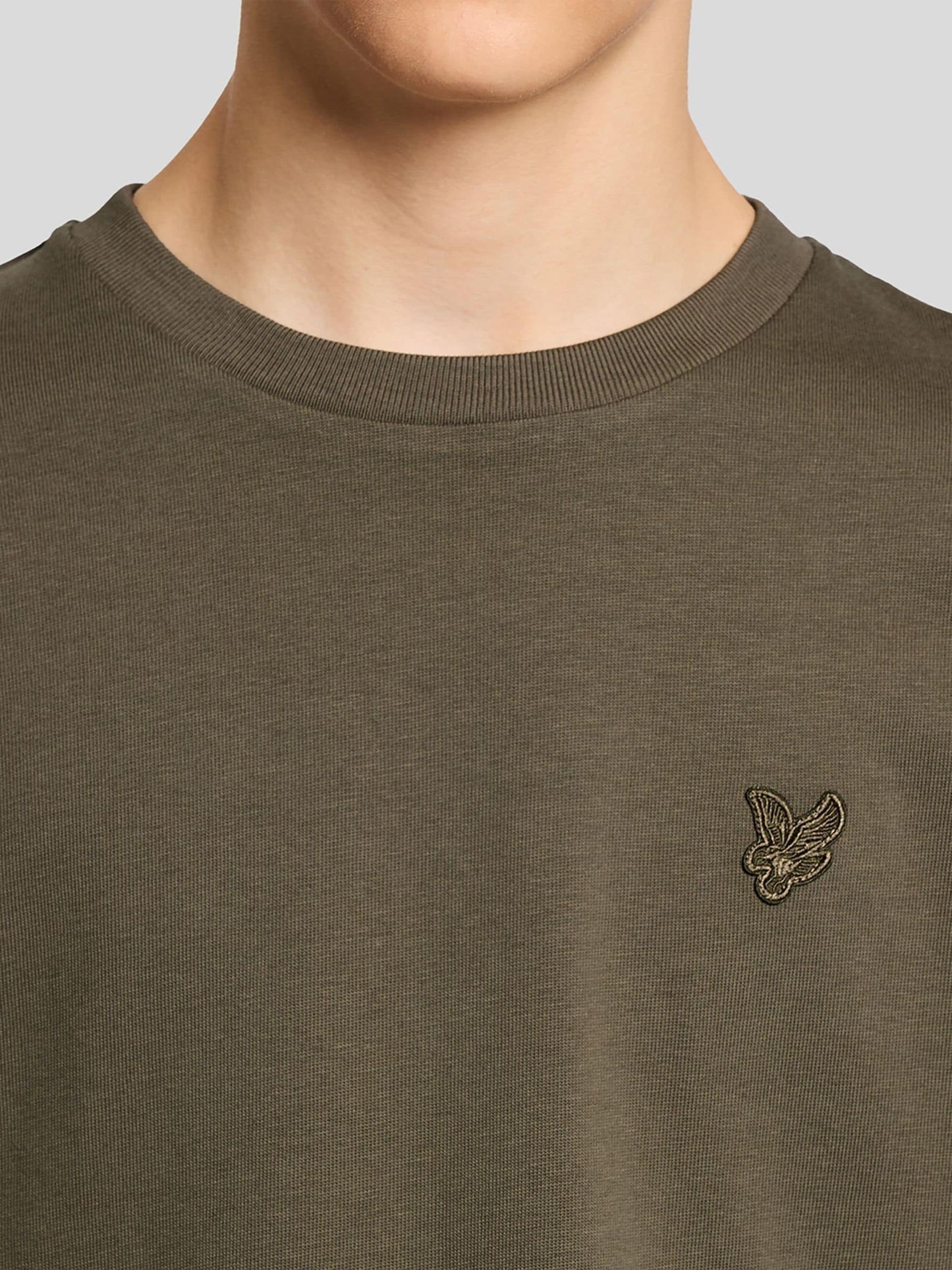 Dsiney Kidz - Lyle & Scott Khaki Ash Heavy Weight Relaxed T-Shirt image 3