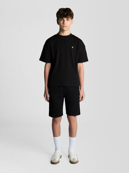 Dsiney Kidz - Lyle & Scott Black Waffle Shorts image 1