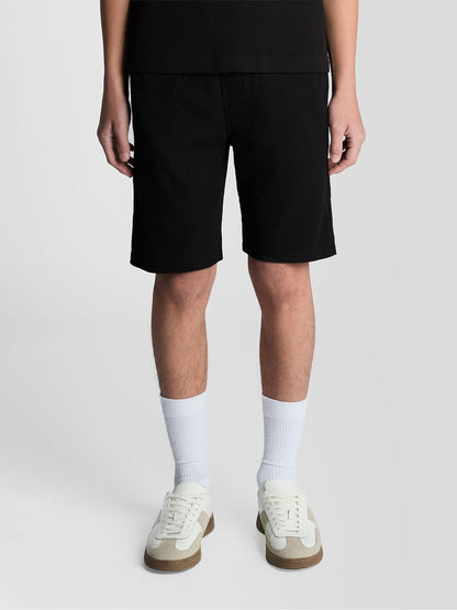 Dsiney Kidz - Lyle & Scott Black Waffle Shorts image 2