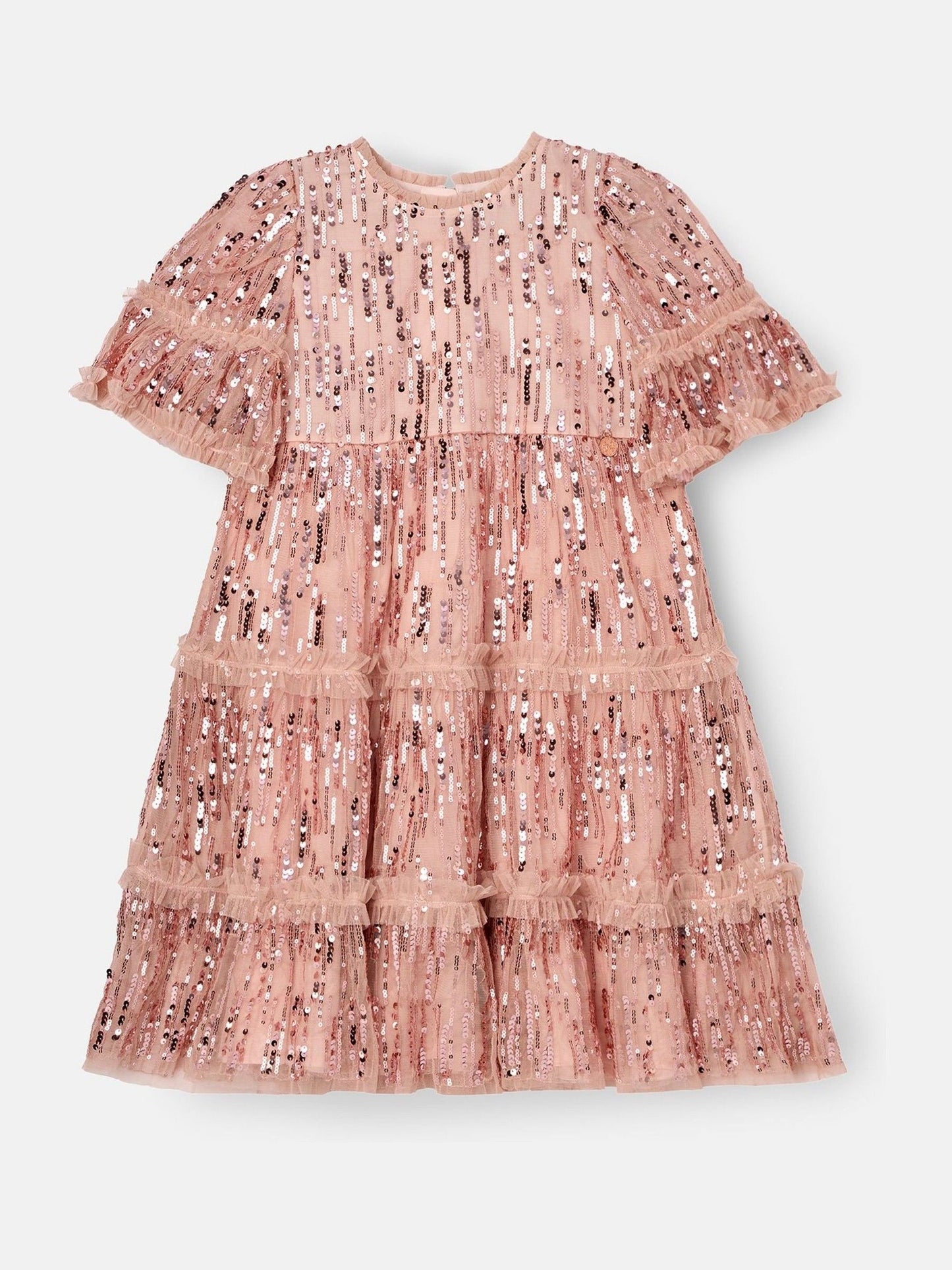 Angel & Rocket Pink Penny Sequin Dress image 7