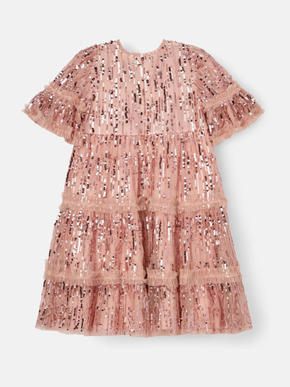 Angel & Rocket Pink Penny Sequin Dress image 8