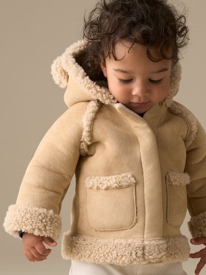 Dsiney Kidz - Angel & Rocket Cream River Shearling Jacket image 1